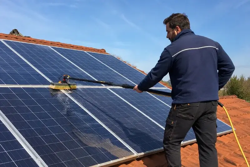 Nettoyage et entretien de panneaux solaires à Lagor
